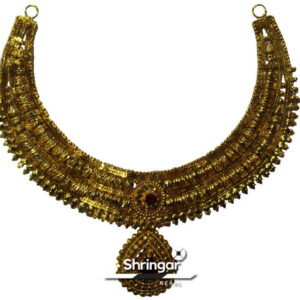 Golden Plated Short Necklace