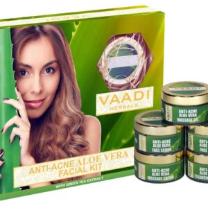 Anti - Acne Aloe Vera Facial Kit with Green Tea Extract - 270 g