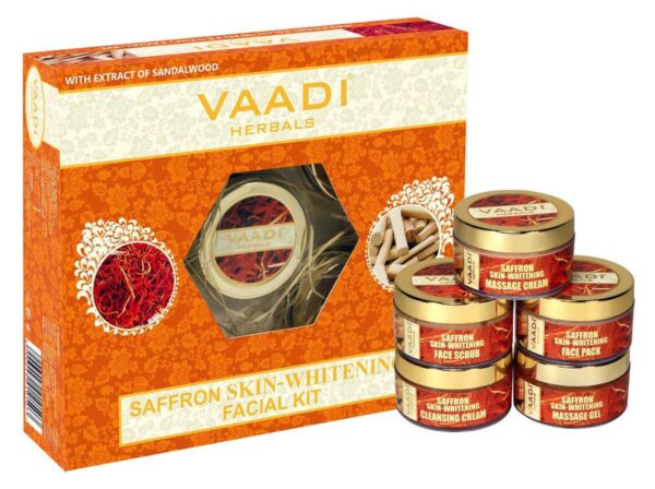 Saffron Skin – Whitening Facial Kit With Sandalwood Extract