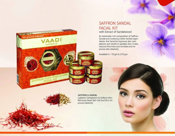 Saffron Skin – Whitening Facial Kit With Sandalwood Extract - Catalogue
