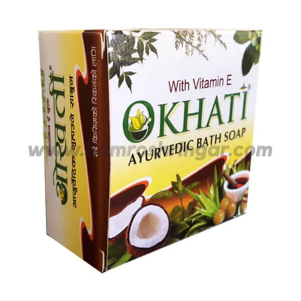 Okhati Ayurvedic Bath Soap 100 gm Online Shopping in Nepal Shringar Store Shringar Shop