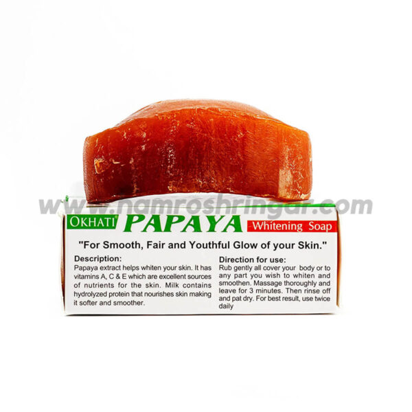 Okhati Papaya Whitening Soap