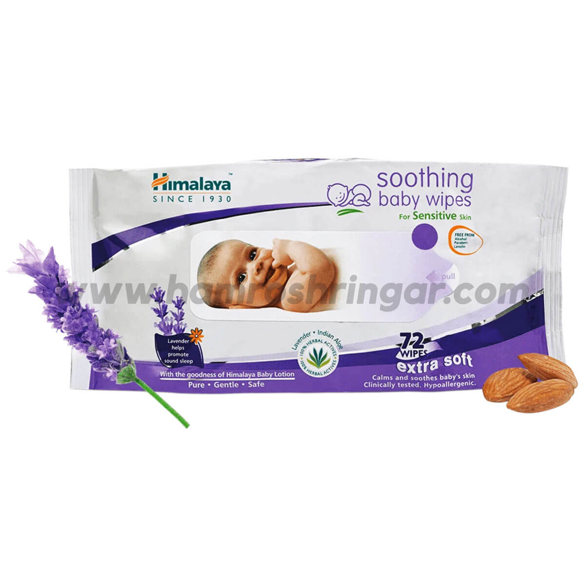 Soothing Baby Wipes 72's Online Shopping in Nepal Shringar Store Shringar Shop