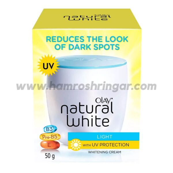 Olay Natural White Light with UV Protection - Whitening Cream - 50g
