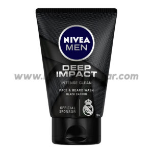 Nivea Men Deep Impact Face & Beard Wash - 100 gm