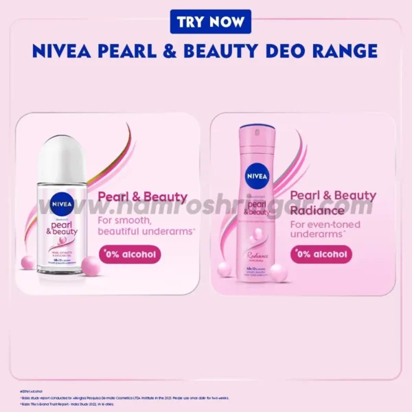 NIVEA Pearl & Beauty Deodorant - Deo Range