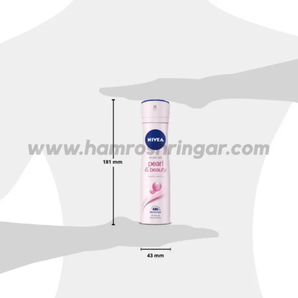 NIVEA Pearl & Beauty Deodorant - Size and Dimensions