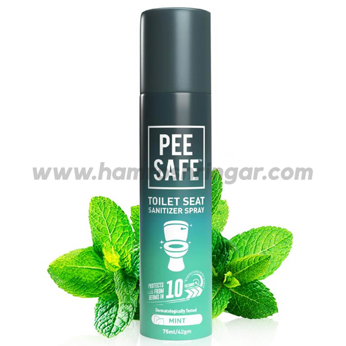 Pee Safe Toilet Seat Sanitizer Spray (Mint) 75 ml Online Shopping