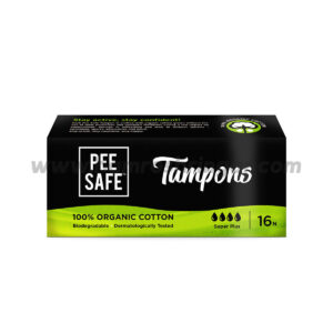 Pee Safe Organic Cotton Tampon - Super plus