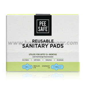 Pee Safe Resuable Sanitary Pads (Three Regular & One Overnight) - Pack of Four