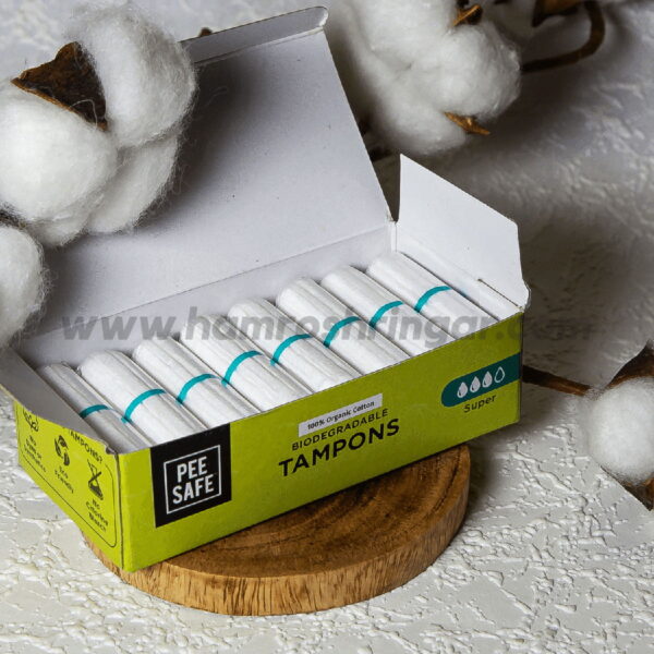 Pee Safe Organic Cotton Tampon - Super