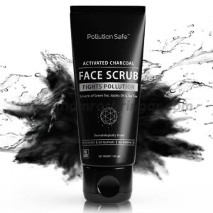 Pollution Safe Activated Charcoal Face Scrub – 100 gm