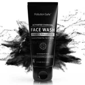 Pollution Safe Activated Charcoal Face Wash Goodness of Green Tea and Tulsi – 100 ml