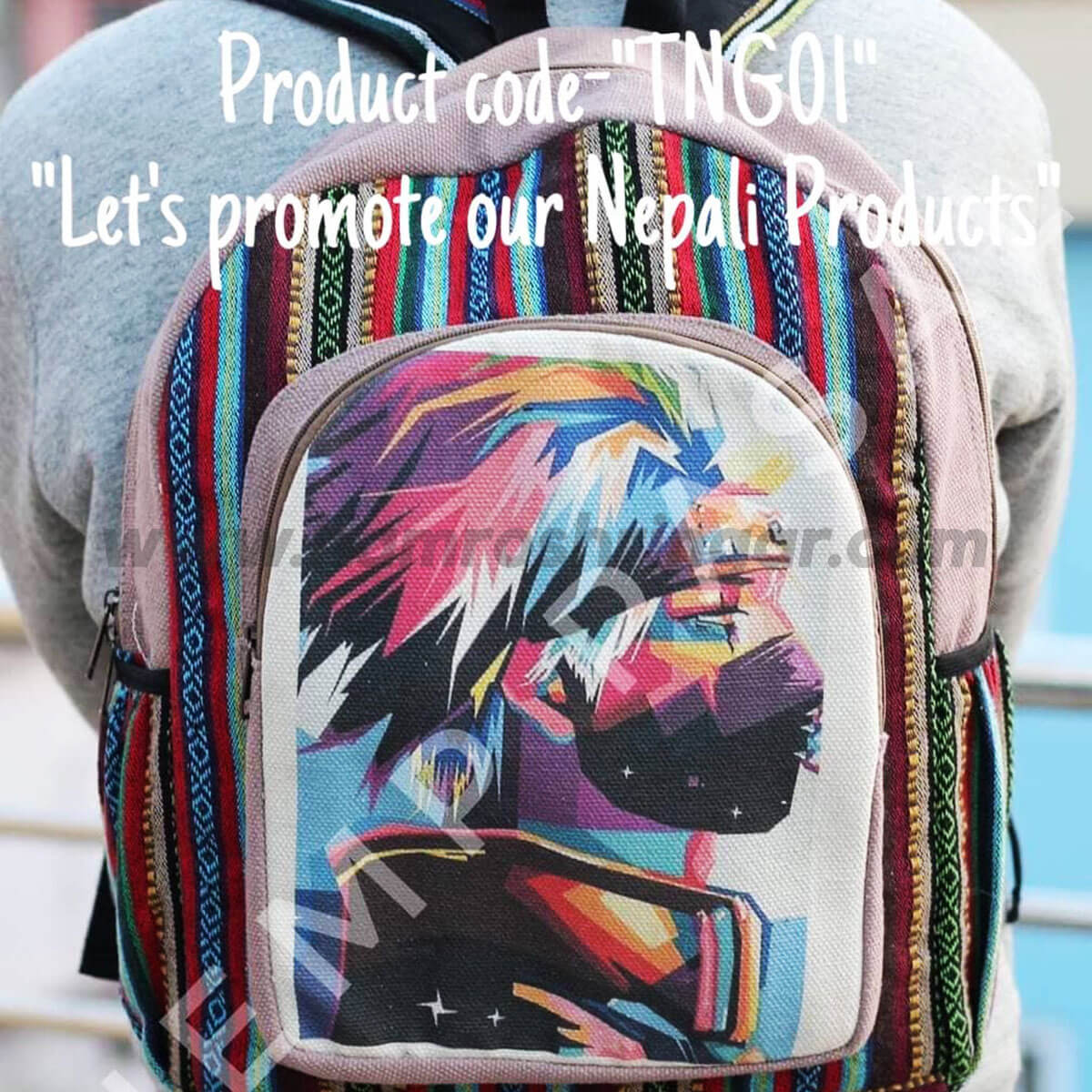 Color Printed Bag Kakashi Print