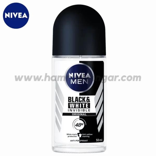 NIVEA Men Deodorant Roll On Black & White - 50 ml