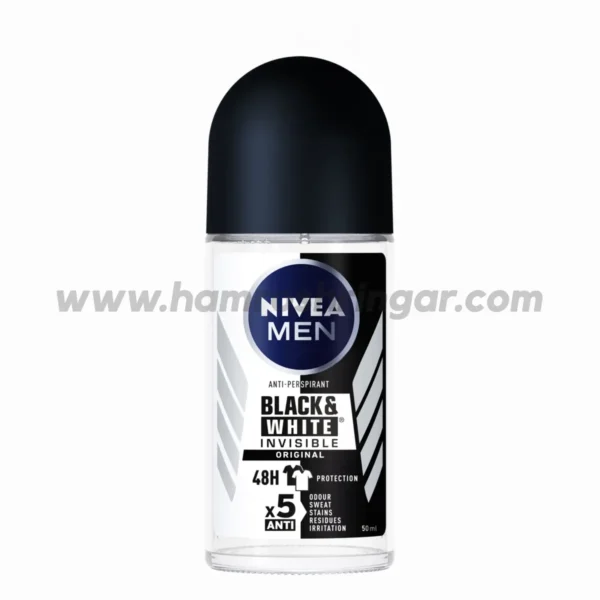 NIVEA Men Deodorant Roll On Black & White