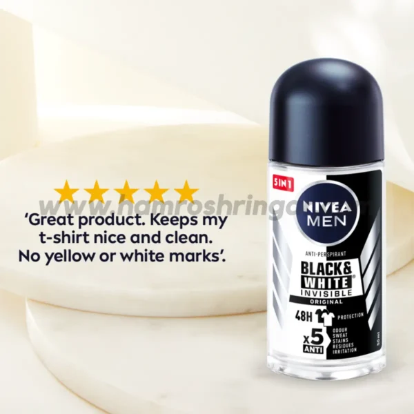 NIVEA Men Deodorant Roll On Black & White - Reviews