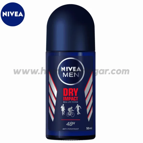 NIVEA Men Dry Impact Anti-Perspirant Deodorant Roll On - 50 ml