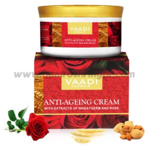 Anti Ageing Cream with extracts of Almonds, Wheatgerm and Rose - 150 g