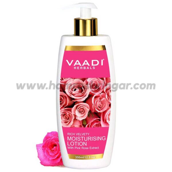 Moisturising Lotion With Pink Rose Extract - 350 ml
