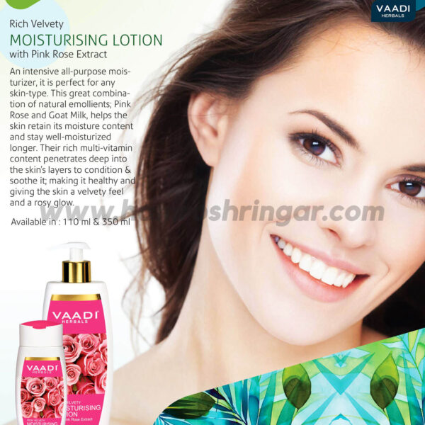 Moisturising Lotion With Pink Rose Extract - Catalogue