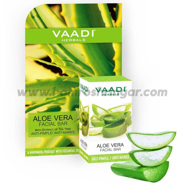 Aloe Vera Facial Bar with Extract of Tea Tree