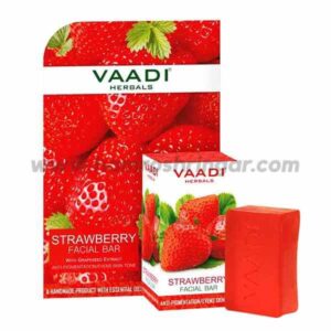 Strawberry Facial Bars with Grapeseed Extract - 25 g