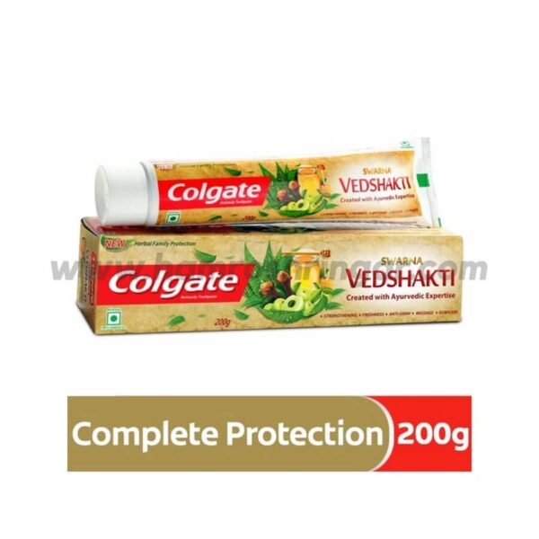 Colgate Swarna Vedshakti Complete Ayurvedic Protection Toothpaste - 200 g