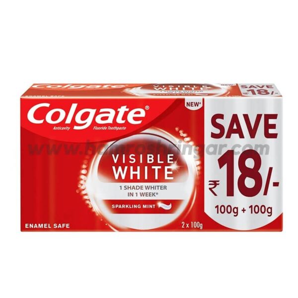 Colgate Visible White 1 Shade Whiter in 1 Week – 200 g
