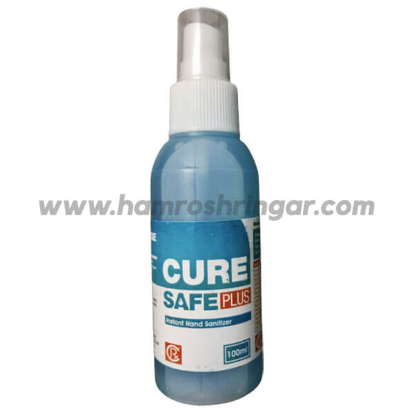 Cure Safe Plus: Spray Instant Hand Sanitizers - 100 ml
