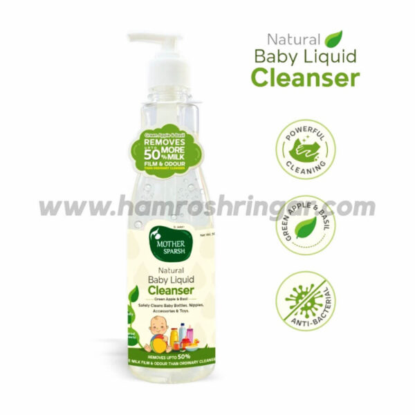 Mother Sparsh Natural Baby Liquid Cleanser (Powered by Plants) - 500 ml