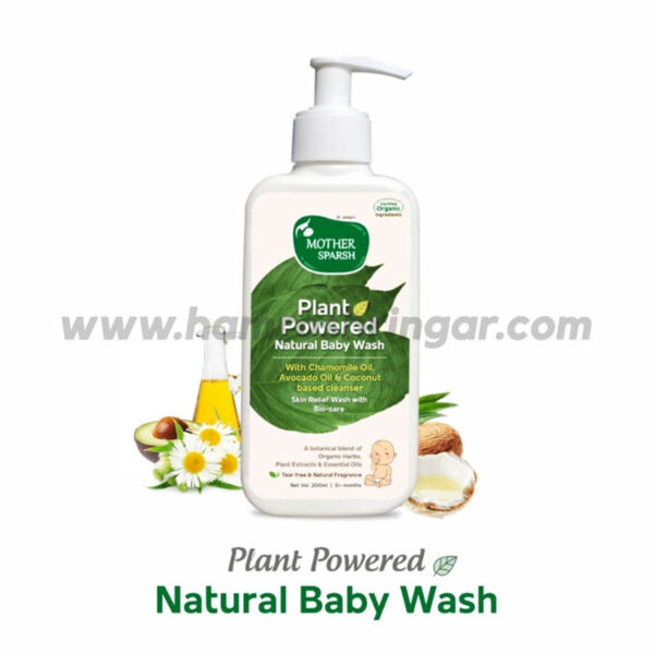 Mother Sparsh Plant Power Natural Baby Wash - 200 ml