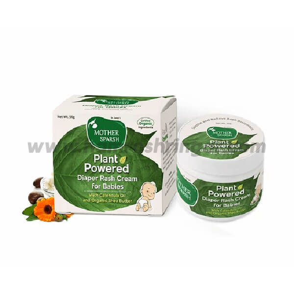 Mother Sparsh Plant Powered Diaper Rash Cream for Babies - 50 g