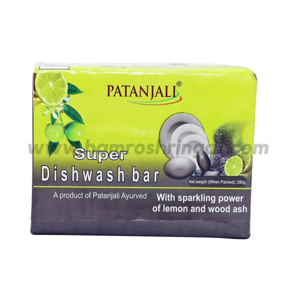 Patanjali Super Dishwash Bar - 280 g