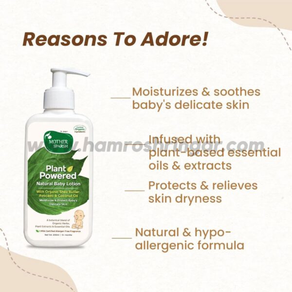 Mother Sparsh Plant Powered Natural Baby Lotion - Reasons to Adore