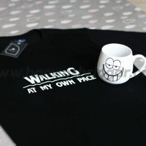 Why the Rush? I am Walking at My Own Pace - T-Shirts - Black