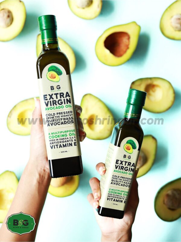 Avocado Oil Cold Pressed - Front View