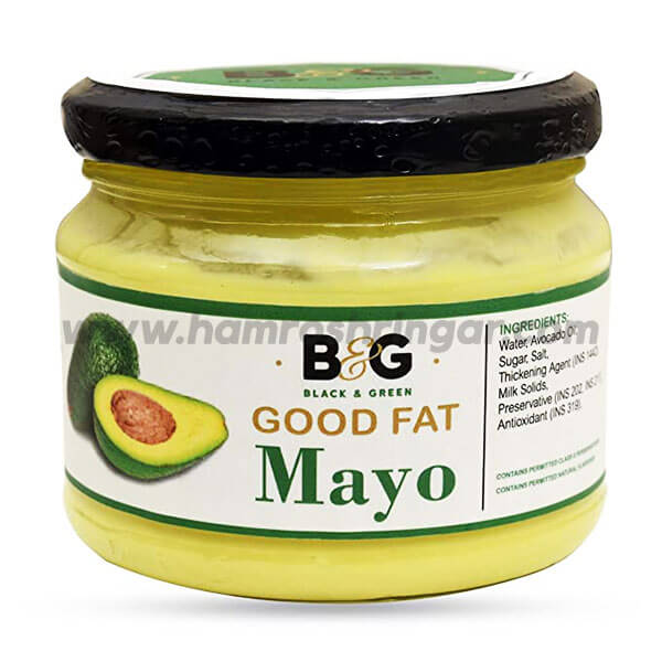 Black and Green's Extra Virgin Avocado Oil Good Fat Classic Mayonnaise - 220 g