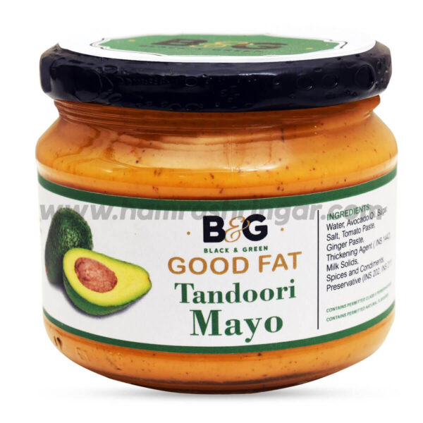 Black and Green's Extra Virgin Avocado Oil Tandoori Mayonnaise - 220 g