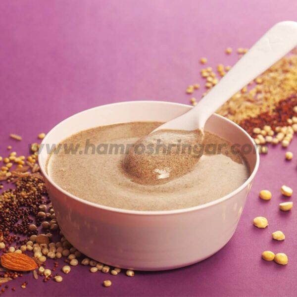 Ragi, Almond and Banana Cereal Porridge Mix - Served in a Cup
