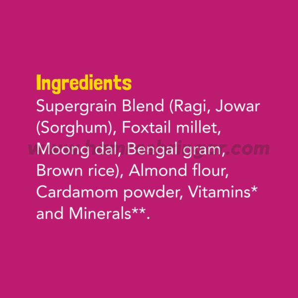 Sathu Maavu 100% Natural Porridge Mix - Ingredients