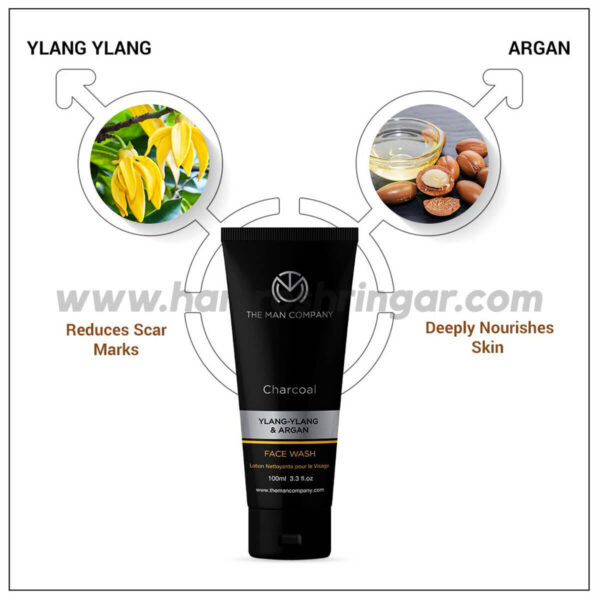 The Man Company Face Wash - Ylang Ylang and Argan - Benefits