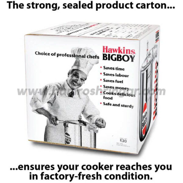Hawkins Pressure Cooker - Big Boy Pressure Cooker in Sealed Carton