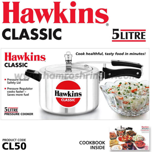 Hawkins Pressure Cooker - Classic - 5 Liter