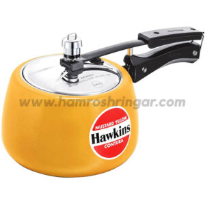 Hawkins Pressure Cooker - Coated Contura Mustard Yellow - 3 Liter
