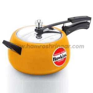 Hawkins Pressure Cooker - Coated Contura Mustard Yellow - 5 Liter