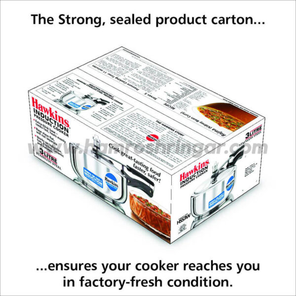 Hawkins Pressure Cooker - Stainless Steel in Sealed Carton