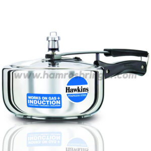 Hawkins Pressure Cooker - Stainless Steel - 3 Liter Wide