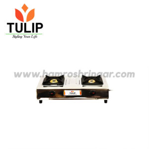 Tulip Steel Gas Stove 2 - Burner - Medium Body - Miniso