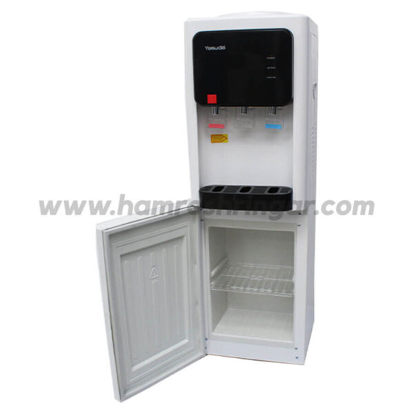 Yasuda - Hot Normal and Cool Stand Cabinet - White Color - Inside View